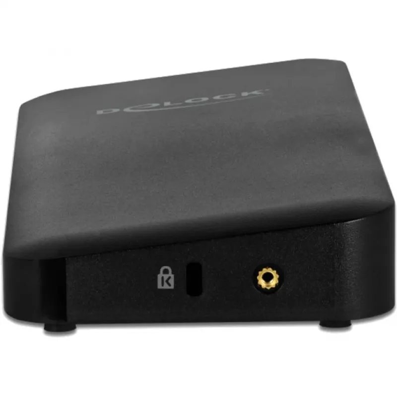Delock USB Type-C DP 1,4 docking station 4K – docking station – USB-C 3,2 Gen 2 – HDMI, DP – 1GbE – 85 Watt (87746)