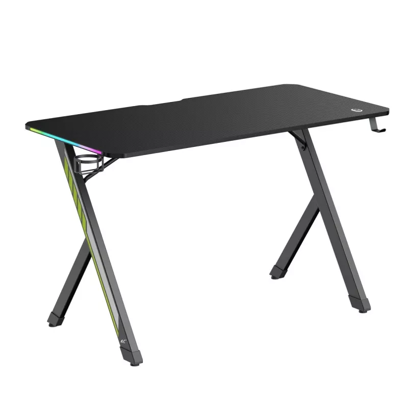 Mesa gaming NanoRS com retroiluminação LED 120x60cm RS10