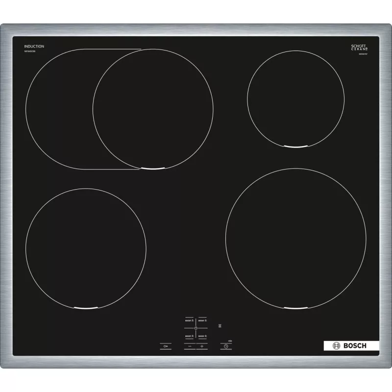 Bosch HEG578BB4 + NIF645CB5E Conjunto de eletrodomésticos de cozinha placa de indução elétrica