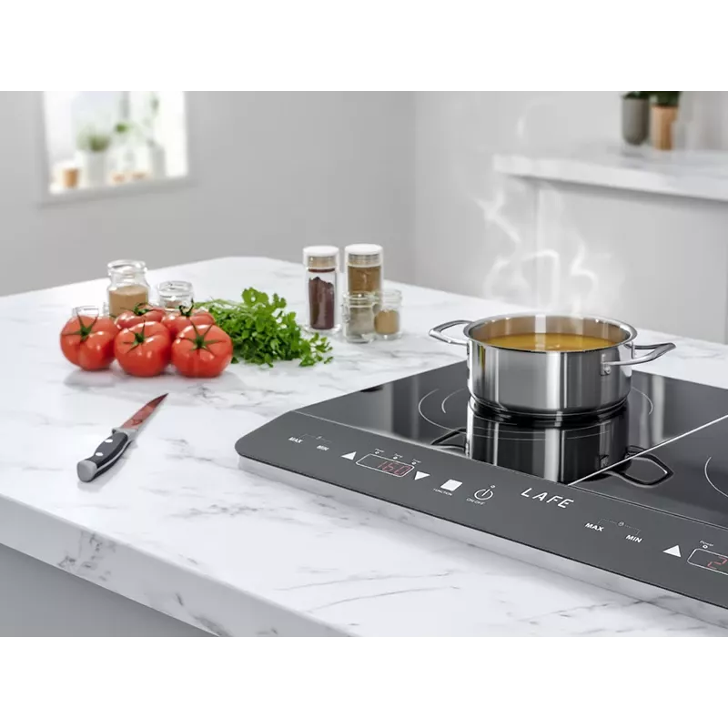 Placa de cozinha Lafe DuoChef CIY002, 2 zonas de cozedura, controlo tátil