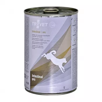 TROVET Intestinal DPD com pato - comida húmida para cães - 400 g
