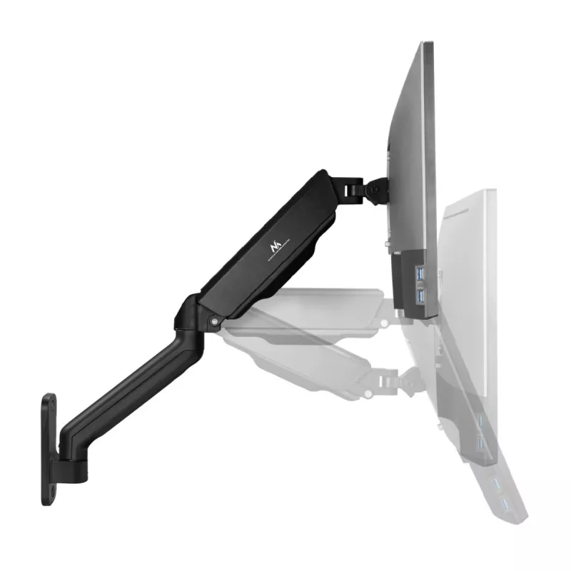 Suporte de parede para monitor MACLEAN MC-332, compatível com ecrãs de 17
