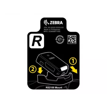 Zebra SG-RS2X-HMTRA-01 suporte, suporte passivo, leitor de códigos de barras, preto