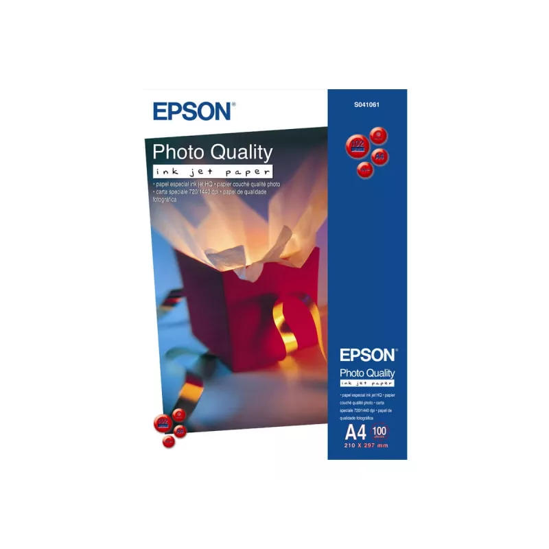 Epson Photo Quality Ink Jet Paper, DIN A2, 102g/m², 30 folhas