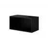 Conjunto de móveis de sala Cama ROCO 3 (2xRO3+2xRO4+2xRO1) preto/preto/branco