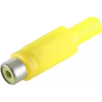 Conector de cabo RCA amarelo ShiverPeaks BS51500-Y