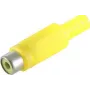 Conector de cabo RCA amarelo ShiverPeaks BS51500-Y