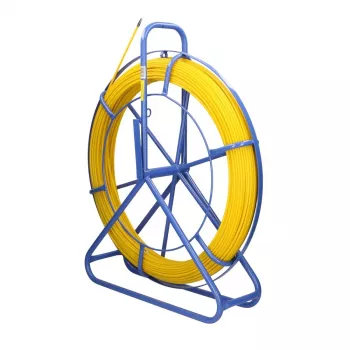 Extralink Pilot 8mm 50m | Puxa-cabos | Fibra de vidro GFK, diâm. 8 mm, comprimento 50 m, amarelo