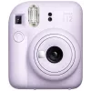 Máquina fotográfica instantânea Fujifilm Instax Mini 12 roxa — imagem 86×54 mm, filme 62×46 mm, distância focal 60 mm