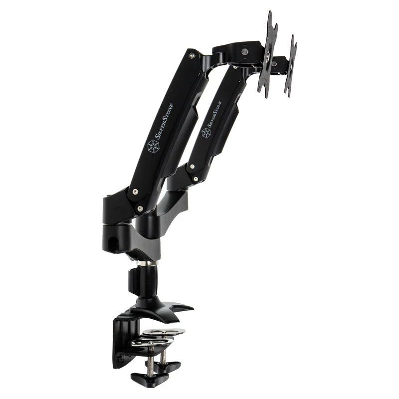 Suporte duplo para monitor SilverStone SST-ARM22BC - preto