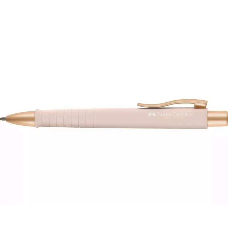 Esferográfica de clique com mecanismo retrátil Faber-Castell 241187 azul rosa