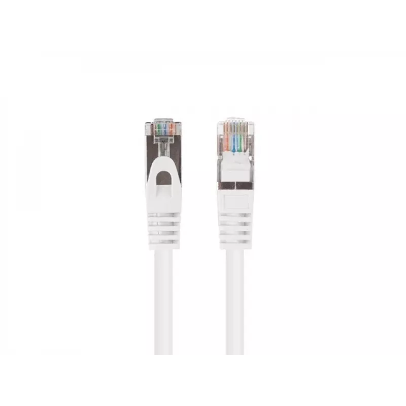 Lanberg PCF6-20CC-0200-W cabo de patch Cat.6 FTP, 2 m, branco, pack de 10