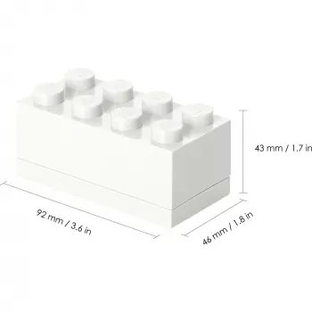 Lego LUNCH MINI 8 branco 40121735 (40121735)