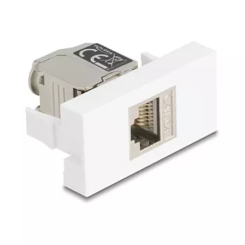 Módulo de rede RJ45 DELOCK 90904 Cat.6A com LED para painéis Keystone e patch panels