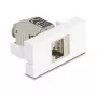 Módulo de rede RJ45 DELOCK 90904 Cat.6A com LED para painéis Keystone e patch panels
