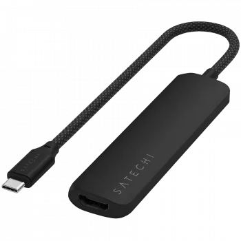 Hub de interface Satechi ST-P4SK USB Type-C 10000 Mbit/s preto