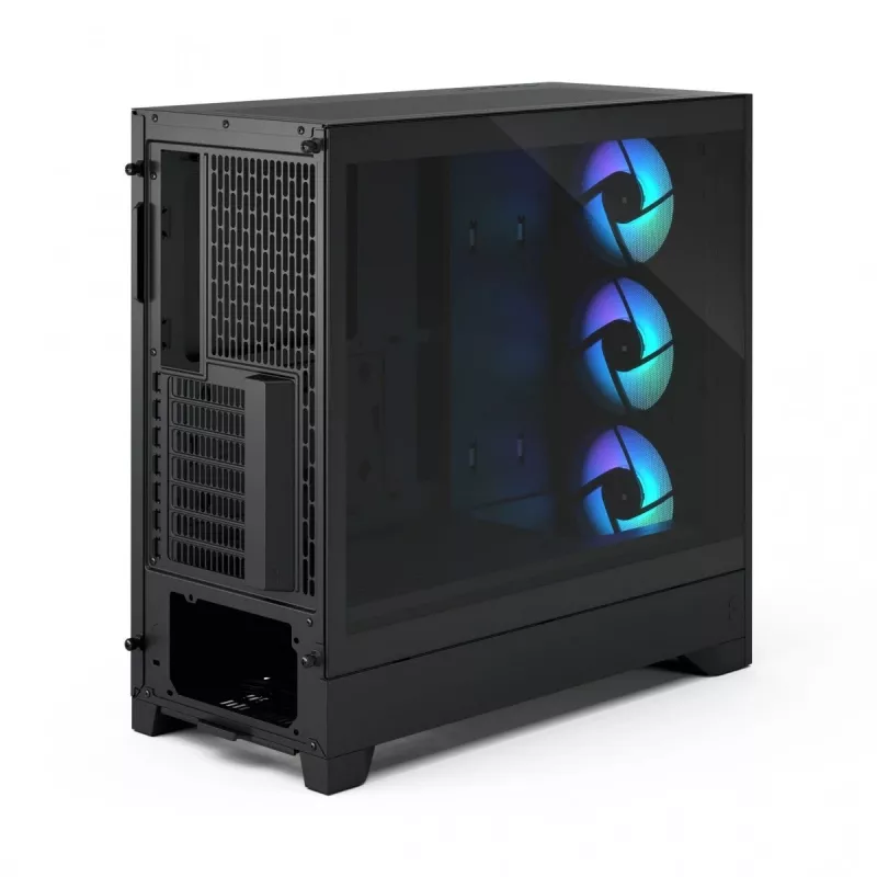 Caixa de PC Fractal Design Pop 2 Air preto TG RGB Midi Tower – ATX/Micro-ATX/Mini-ITX, 3x120mm à frente, 1x120mm atrás, baías de 2,5