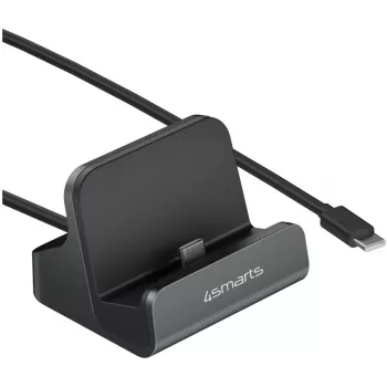 4smarts base de carregamento VoltDock USB-C 60W cinzento (541426)