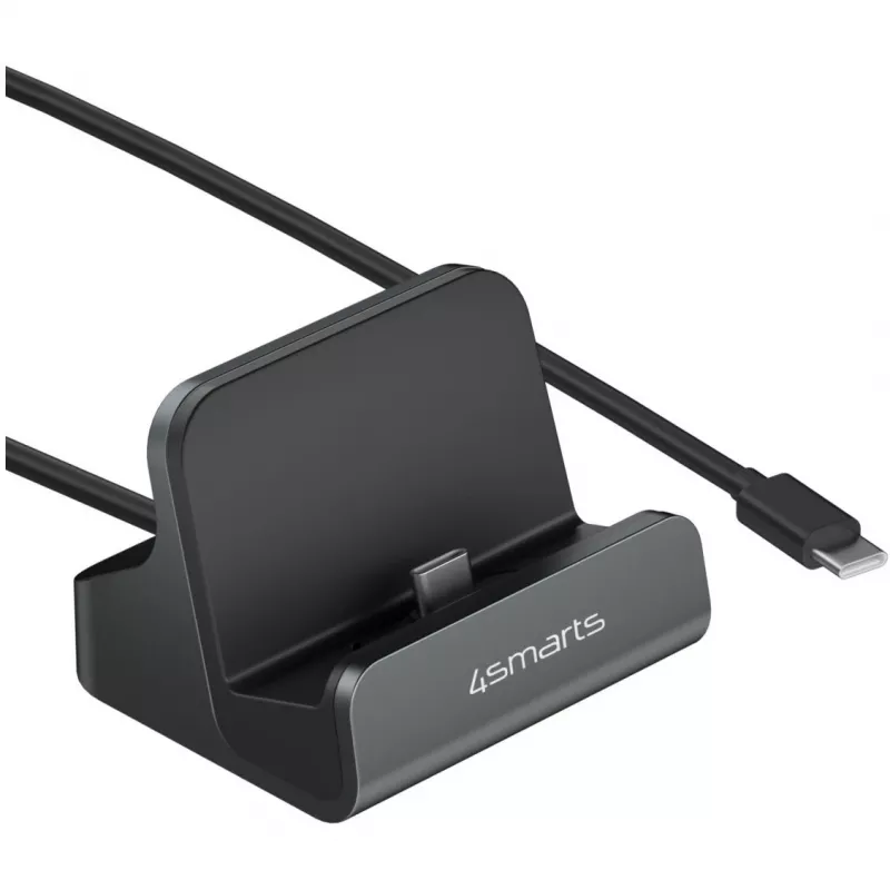 4smarts base de carregamento VoltDock USB-C 60W cinzento (541426)
