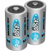 1x2 pilha recarregável Ansmann maxe NiMH Baby 4500 mAh alemã (5035352)