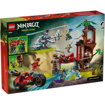 LEGO NINJAGO 71857 Batalha na casa na árvore do veículo ninja