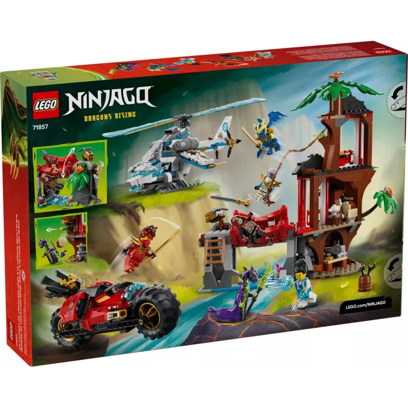 LEGO NINJAGO 71857 Batalha na casa na árvore do veículo ninja