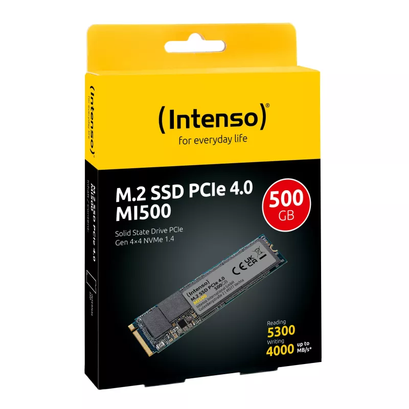 Disco SSD Intenso M.2 500GB MI500 NVMe PCIe 4.0 x4