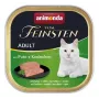 Animonda Vom Feinsten Adult peru e coelho ração húmida para gatos 100 g