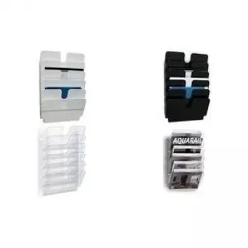 Expositor de folhetos Durable FLEXIPLUS 6 compartimentos Branco