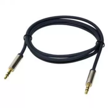 Logilink - cabo de áudio - mini jack estéreo 3,5 mm (M) - mini jack estéreo 3,5 mm (M) - 3 m - azul-escuro (CA10300)