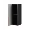 Conjunto de móveis de sala Cama ROCO 2 (2xRO1 + 4xRO3) branco/branco/preto