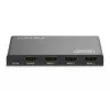 Comutador HDMI 4K Digitus 3x1 metal preto 18 Gbit/s