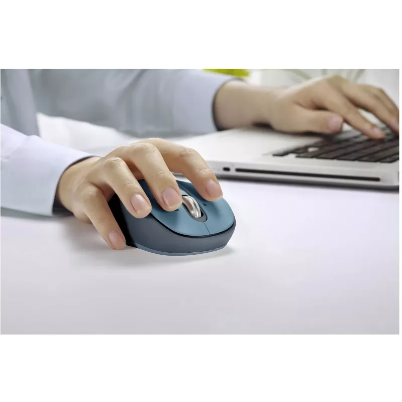 Rato sem fios YENKEE YMS2010BE dual-mode ergonómico, recetor USB 2,4 GHz + Bluetooth 5.1, DPI de 4 níveis 1000–3200, 6 botões