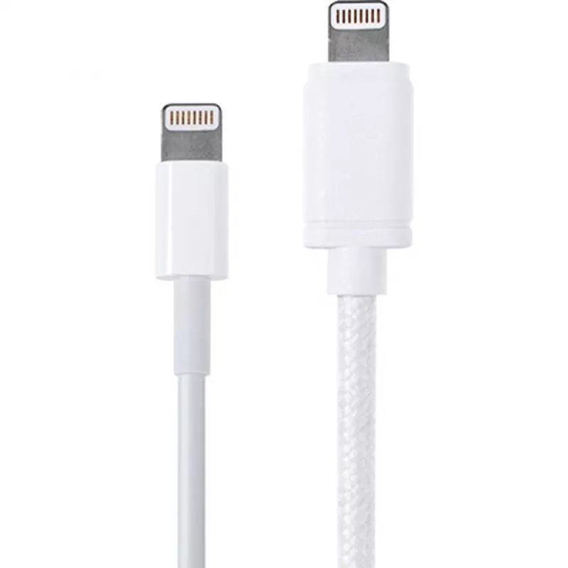 Cabo adaptador USB 2.0, ficha USB-A > ficha Lightning (branco, 2,0 metros)