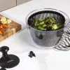 Centrifugadora de salada Salter BW13899EU7 capacidade 5 L, tigela e cesto de plástico sem BPA