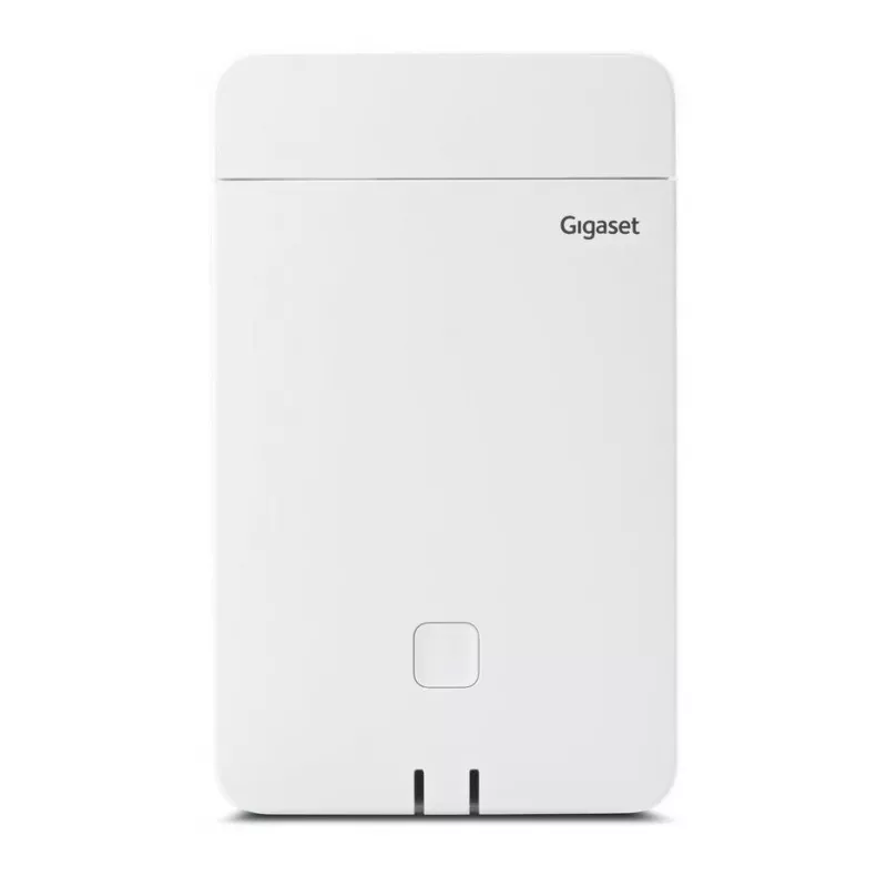Estação base DECT Gigaset N770 IP Pro – 120 canais, HTTPS/SIPS/SRTP/SSL/TLS, interior 50 m, exterior 300 m, branca