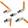Ficha metálica helos Cat 8.1 263837 — ficha modular RJ45 blindada, 5 variantes