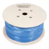 Cabo de instalação DIGITUS CAT 6A U/FTP 305 m, simplex, Cca, Easy Pull Box, azul