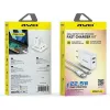 Fonte de alimentação Awei PD81T-EU 22,5W com cabo USB e USB-C, branco, GaN
