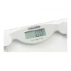 Balança de pessoa eletrónica Mesko MS 8137 — capacidade 150 kg, precisão 100 g, branco/transparente