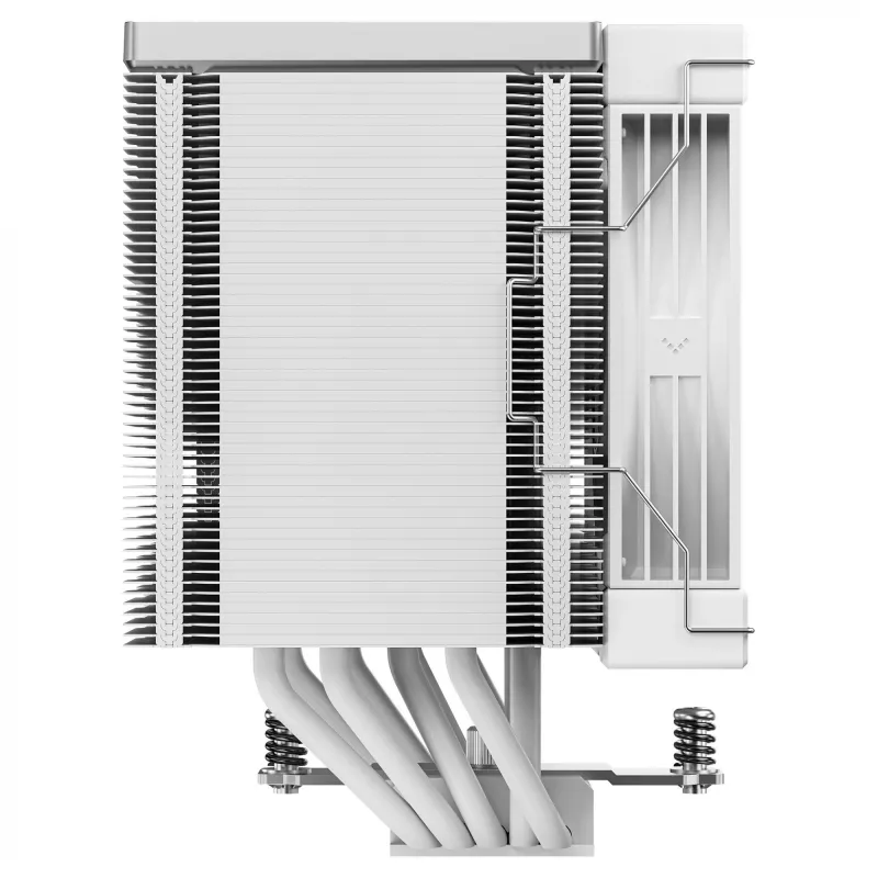 Dissipador de ar para processador DeepCool AK500 G2 WH, ventoinha de 120 mm, pressão de ar máx. 3,33 mmH2O, 117×129×159 mm, branco