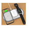 Carregador sem fios 3-em-1 Devia V4 10W — para smartphone, Apple Watch, auscultadores