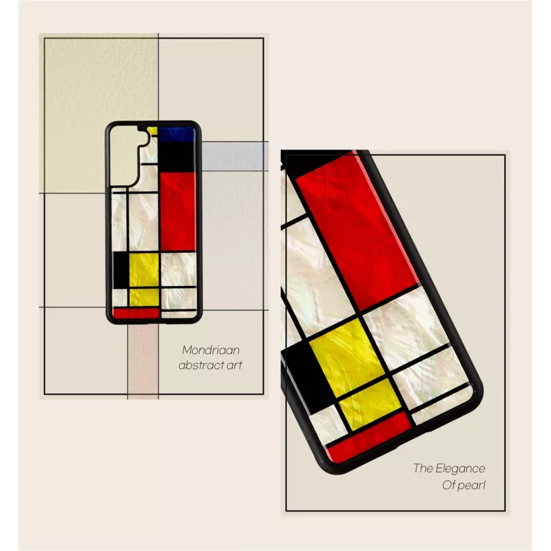 Capa de proteção iKins para Samsung Galaxy S21+ — Modrian preto