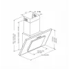 AKPO WK-4 Preto 2.0 60 GRAY/ Preto GLASS T300 Linear LED/Controlador Exaustor