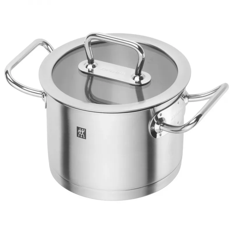 Zwilling Pro 65120-005-0 conjunto de tachos e panelas, 5 peças, aço inoxidável, prateado
