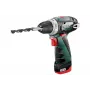 Berbequim de punho de pistola Metabo POWERMAXX BS BASIC 1400 rpm, 800 g, bucha de aperto rápido