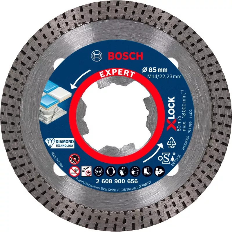 Disco de serra Bosch Expert HardCeramic X-LOCK 8,5 cm 1 unid.