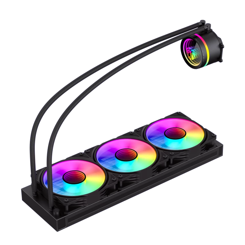 Gamemax | Refrigeração líquida para CPU | ICEBURG 360 INFINITY | preto
