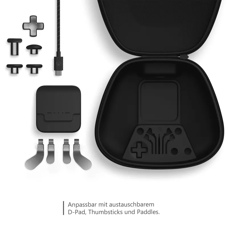 Acessório para comando de jogos Microsoft Xbox Elite Wireless Controller Series 2 Complete Component Pack preto prateado