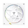 Ventoinha para caixa MODECOM VOLCANO LOOP 120 ARGB branca – 120 mm, iluminação ARGB, suporte PWM, 400–1400 rpm